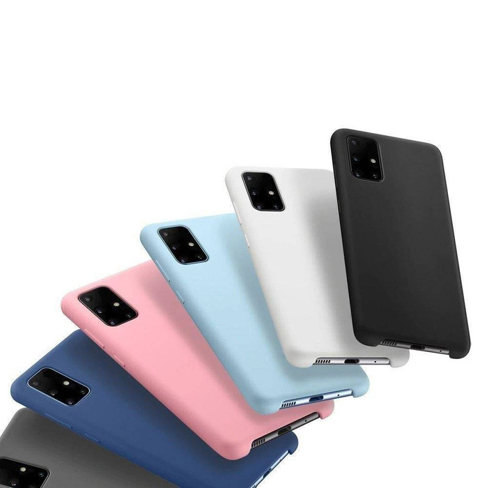 Silikon Case flexibilní silikonový pouzdro kryt Samsung Galaxy S21 Ultra 5G tmavě modrý