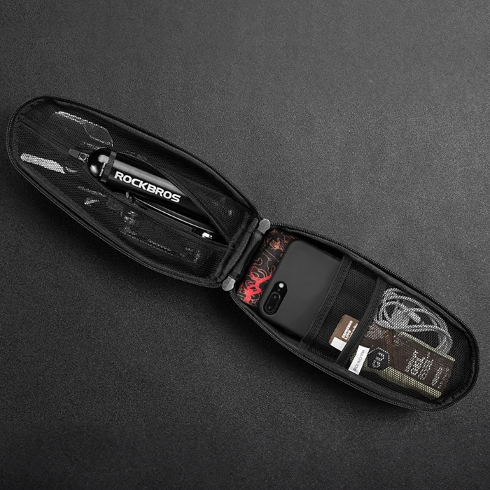 Rockbros B62-1 bicycle bag for handlebar or frame 3 l - black