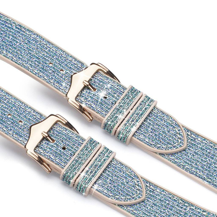 Řemínek na Watch 7 Dux Ducis 7/6/5/4/3/2 / SE (41/40 / 38 mm) Náramek s řemínkem na zápěstí Modrý (verze Sparkle)