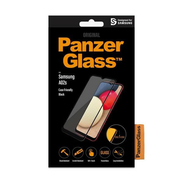PanzerGlass E2E Super+ Sam A02s A025F Case Friendly AntiBacterial black/black