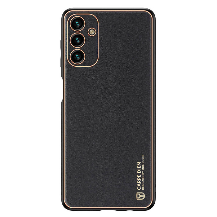 Dux Ducis Yolo elegante cover realizzata in pelle ecologica per Samsung Galaxy A13 5G nero