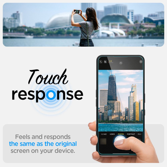 VIDRIO TEMPLADO SPIGEN GLAS.TR "EZ FIT" NOTHING PHONE 3A / 3A PRO TRANSPARENTE