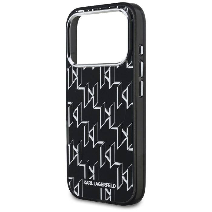 Etui Karl Lagerfeld IML KL Monogram      MagSafe do iPhone 17 Pro czarny