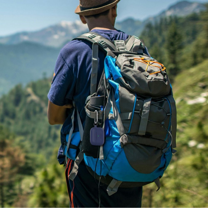 TECH-PROTECT SILICONE HOOK APPLE AIRPODS PRO 1 / 2 BABY BLUE
