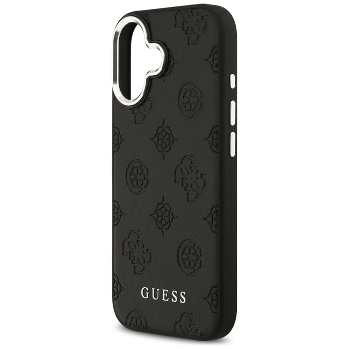 Etui Guess Peony Hot Stamp Script        MagSafe do iPhone 17 czarny