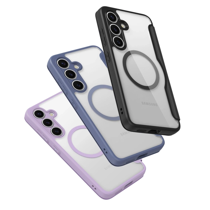 Dux Ducis Skin X Pro Hülle für Samsung Galaxy S25+ mit MagSafe und Portemonnaie – Schwarz