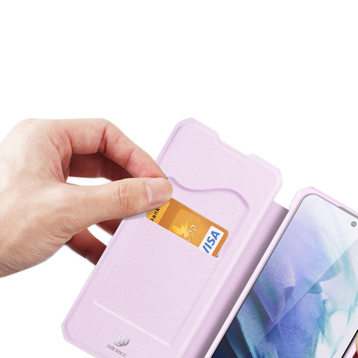 Custodia tipo libreria DUX DUCIS Skin X per Samsung Galaxy S22+ (S22 Plus) rosa