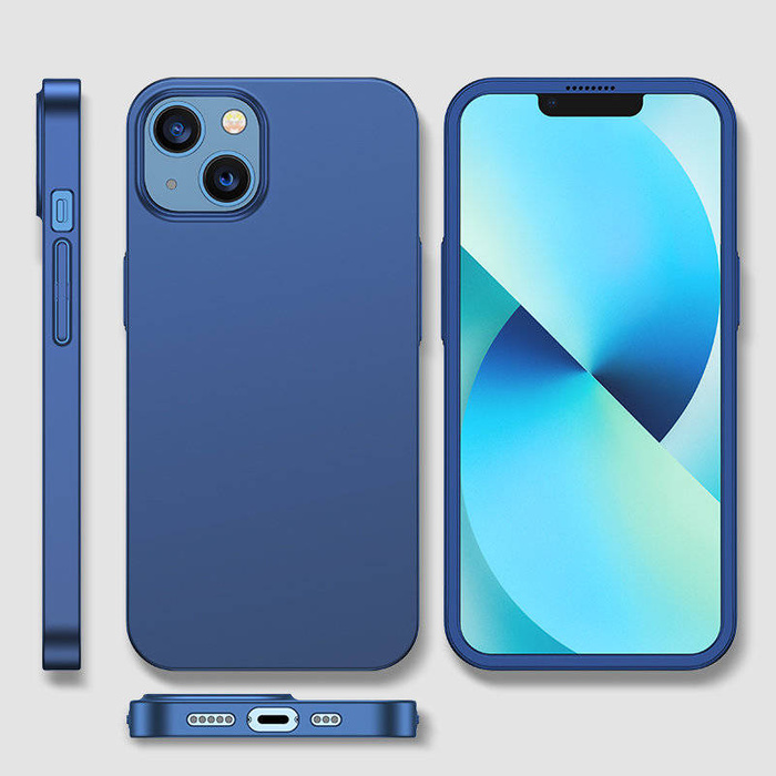 Joyroom 360 Full Case pouzdro kryt pro iPhone 13 zadní a přední kryt + tempered Glass modrý (JR-BP927 blue)
