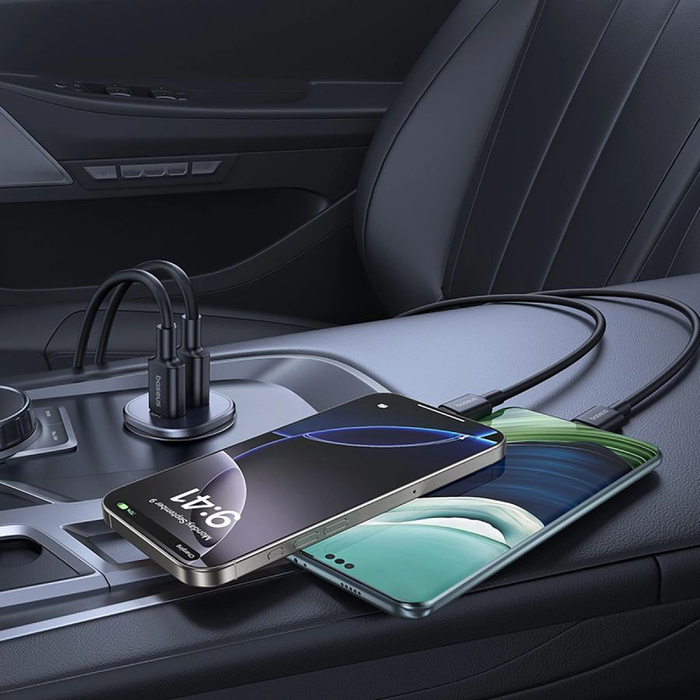 Ładowarka Samochodowa Baseus GOTRIP 30W USB-C/USB-A Czarna
