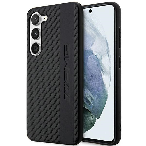 Obal AMG AMHCS23MBLSCA S23 Plus S916 černá/černá hardcase Carbon Stripe&amp;Embossed