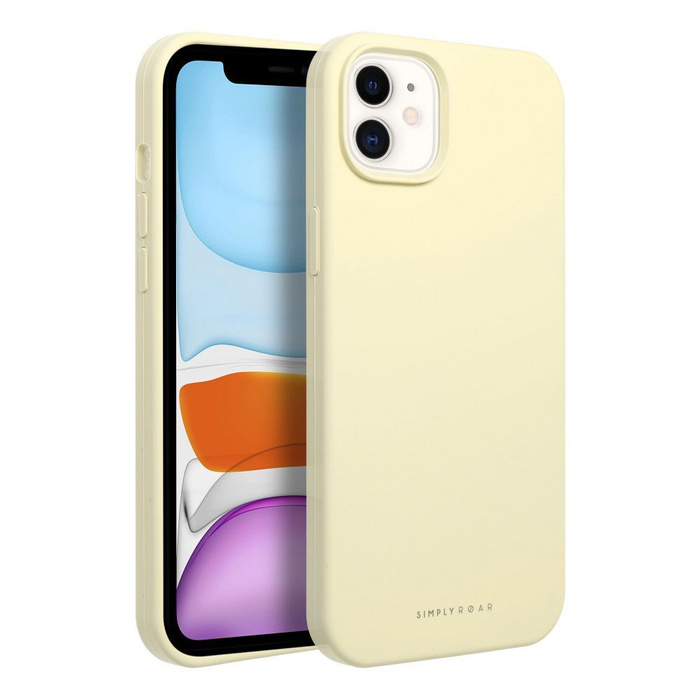 ROAR futerał CLOUD SKIN do IPHONE 11 Jasnożółty