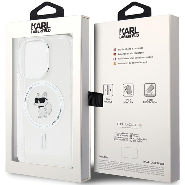 Karl Lagerfeld KLHMP13XHFCCNOT iPhone 13 Pro Max 6.7" transparent hardcase IML Choupette MagSafe