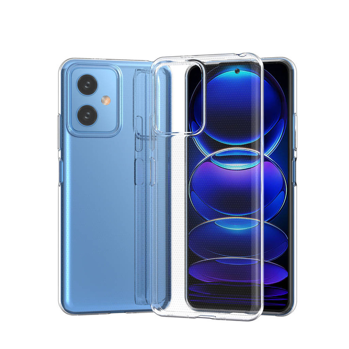 Custodia ultra trasparente da 0,5 mm per Xiaomi Poco X5 5G / Redmi Note 12 5G Cover sottile trasparente