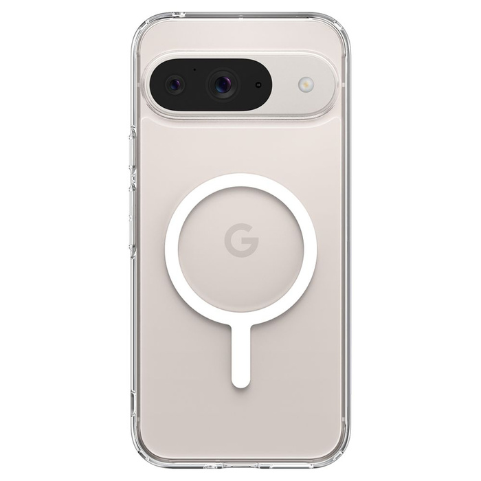 Cover Spigen Ultra Hybrid MagSafe ANELLO ONETAP GOOGLE PIXEL 9 PRO BIANCO