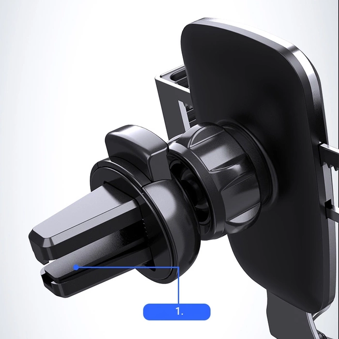 Gravity Smartphone Autohalterung für Lüftungsgitter silber (YC08)