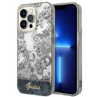 Case Guess GUHCP14XHGPLHG iPhone 14 Pro Max 6.7" grey/grey hardcase Porcelain Collection