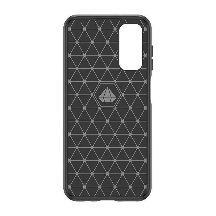Flexible Carbon-Musterhülle für Samsung Galaxy M14 Carbon Case - schwarz