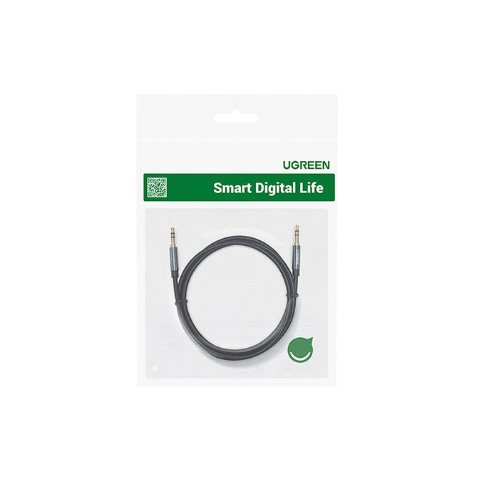 Ugreen angle kabel AUX 2 x mini jack 3,5 mm 1,5 m modrý (AV112)