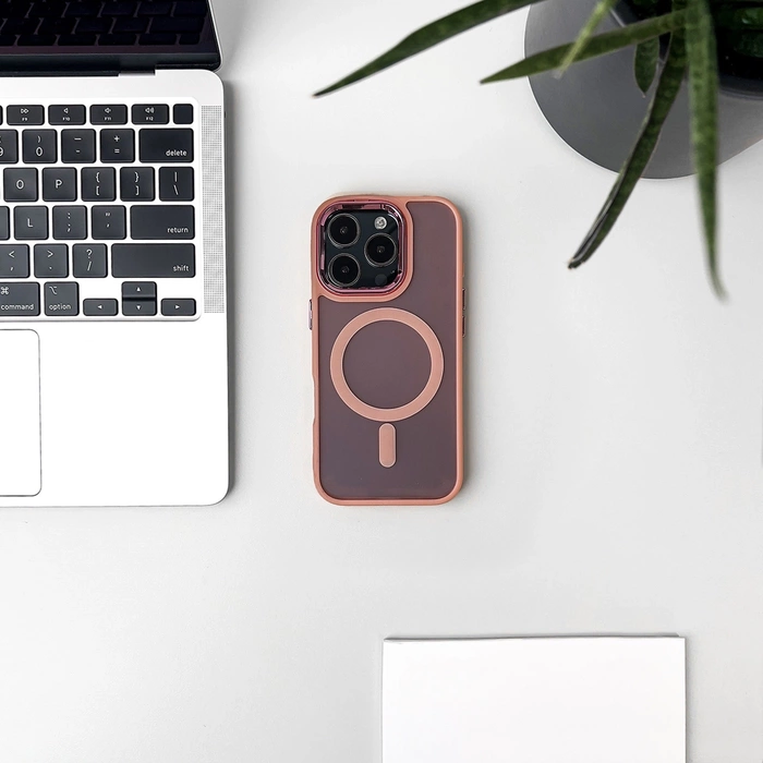 Glitter Case MagSafe für iPhone 16 Pro Max – Rosa mit Glitzer