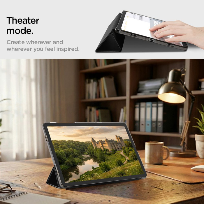 Spigen SMART FOLD GALAXY TAB A9+ / A11+ PLUS 11.0 X210 / X215 / X216 / X230 / X235 / X236 SCHWARZ