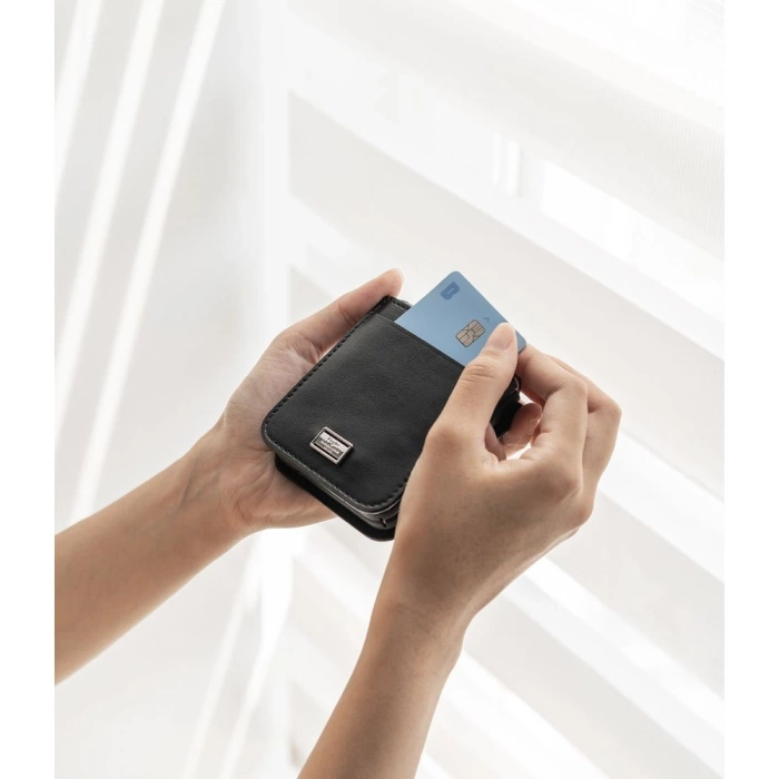 Hülle RINGKE Signature FOLIO GALAXY Z FLIP 4 SCHWARZ