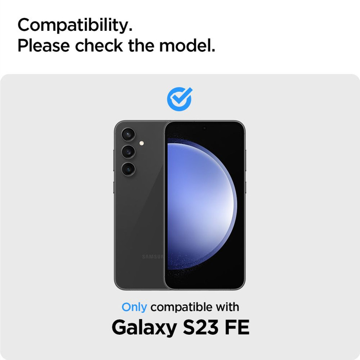 Edzett üveg Spigen Alm Glas.tr 2-es csomagolás Galaxy S23 Fe Clear