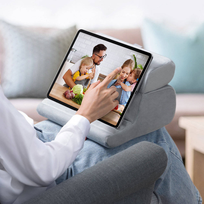 Ugreen gumový skládací stojan na tablet, telefon, bílý (60646 LP473)