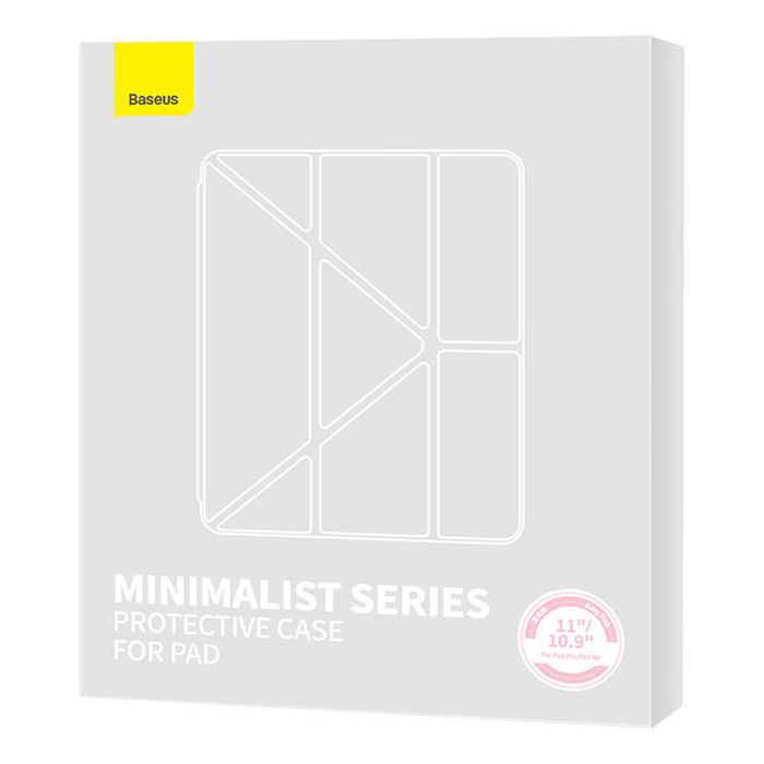 Baseus Minimalist mágneses tok Pad Pro 11″ (2018/2020/2021/2022), (baby pink)