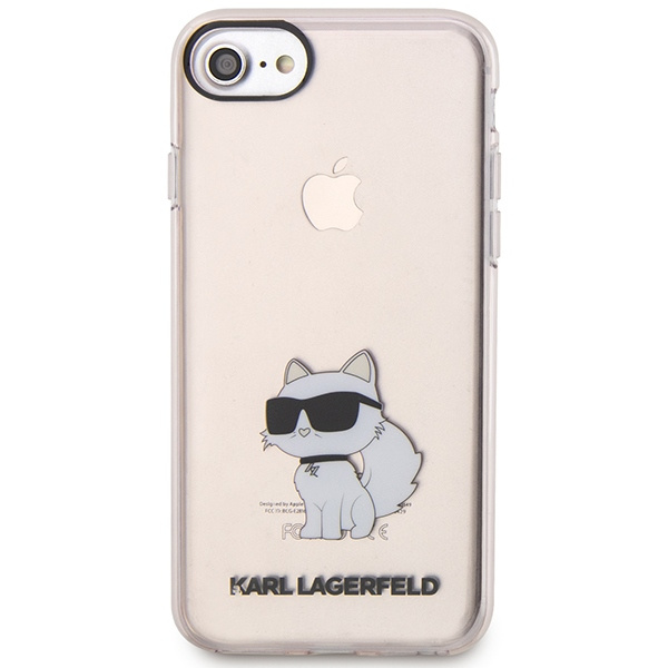 Karl Lagerfeld KLHCI8HNCHTCP iPhone 7/8/ SE 2020 / SE 2022 pink/pink hardcase Ikonik Choupette