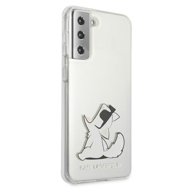 Cover KARL LAGERFELD Samsung Galaxy S21 Plus Choupette Fun KLHCS21MCFNRC Clear Hardcase