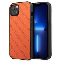 Karl Lagerfeld KLHCP13MPTLO iPhone 13 6,1" hartcase orange/orange Perforiert Allover
