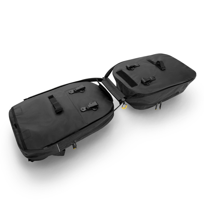 Wozinsky Fahrradtasche Doppelrucksack 2in1 30l schwarz (WBB30BK)