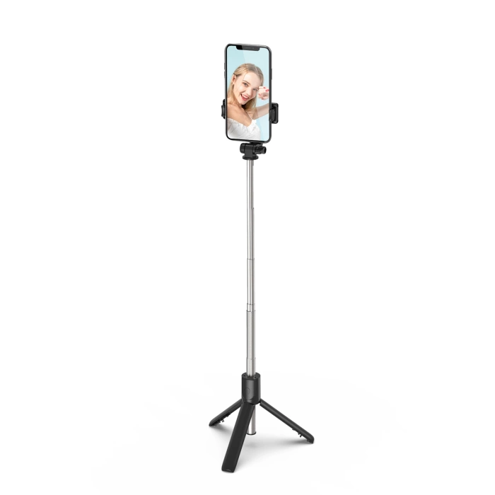 Selfie stick WRY1S telescopic tripod 0.7m for phone - black