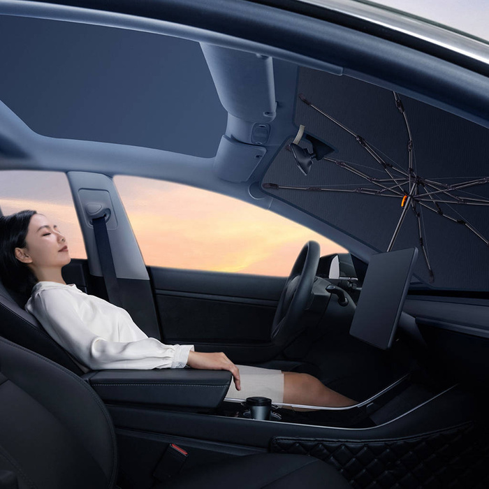 Sonnenschutz für die Windschutzscheibe Baseus CoolRide CRKX000001 – schwarz