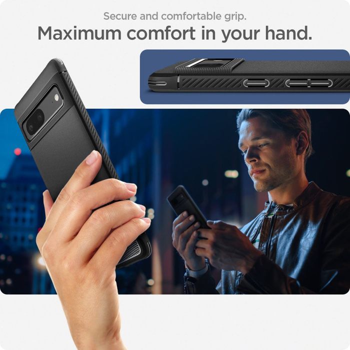 Spigen Rugged Armor GOOGLE PIXEL 7 MATTE NERO