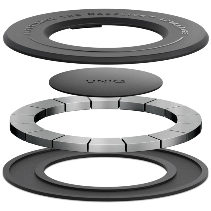 Uchwyt magnetyczny UNIQ SnapMount        samoprzylepny czarny