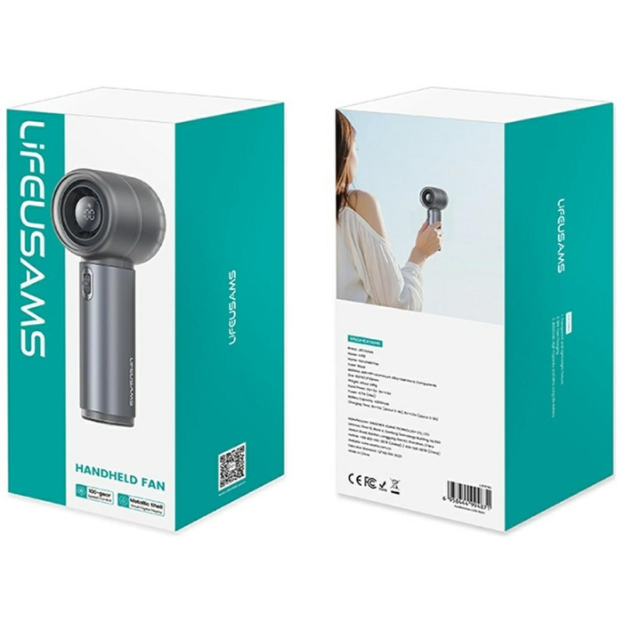 Wiatrak ręczny USAMS LiFE LU03 Czarny