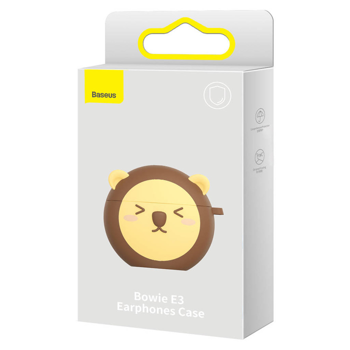 Étui en silicone Baseus pour casque Bowie E3 marron (AREA000008)