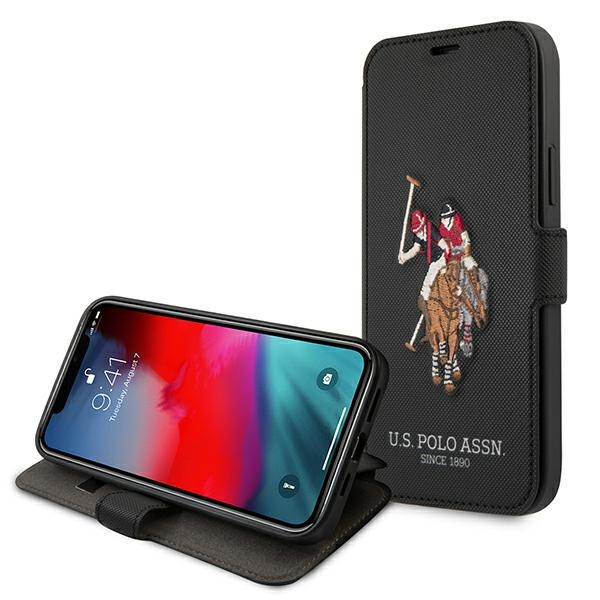 US POLO Case Apple iPhone 12 Pro Max Polo Embroidery Collection Black Case