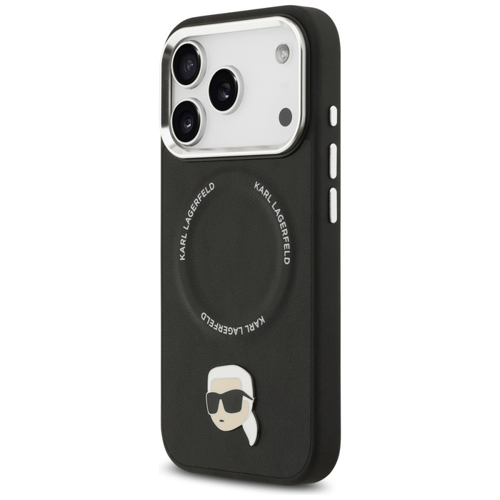 Etui Karl Lagerfeld Karl Pin MagSafe do  iPhone 17 Pro czarny