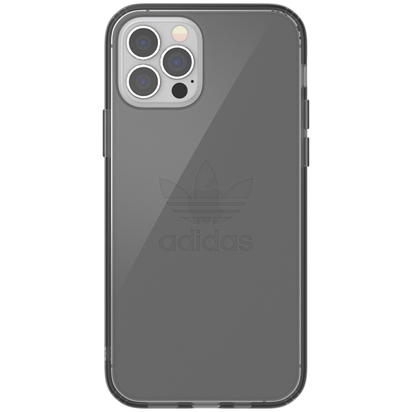 Etui Adidas OR Protective iPhone 12/12 Pro Clear Case czarny przezroczysty/smokey black 42385