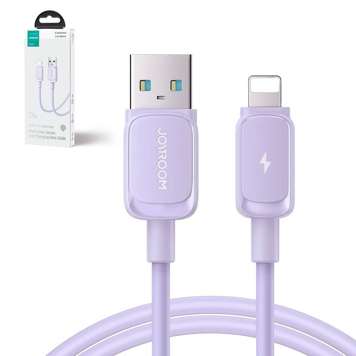 Lightning - USB 2,4A-Kabel 1,2 m Joyroom S-AL012A14 - lila