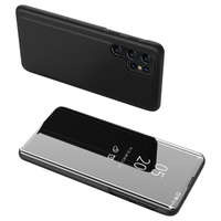Funda Clear View Case para Samsung Galaxy S23 Ultra funda con solapa negra