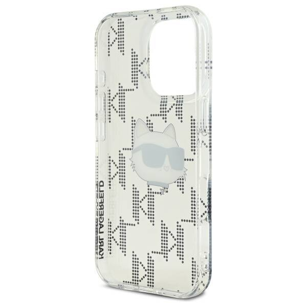 Etui Karl Lagerfeld iPhone 16 Pro 6.3" przezroczysty/transparent hardcase IML Choupette Head Electroplated