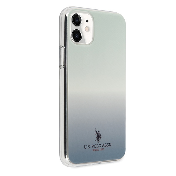 Puzdro US POLO Apple iPhone 11 Gradient Pattern Collection Blue Case