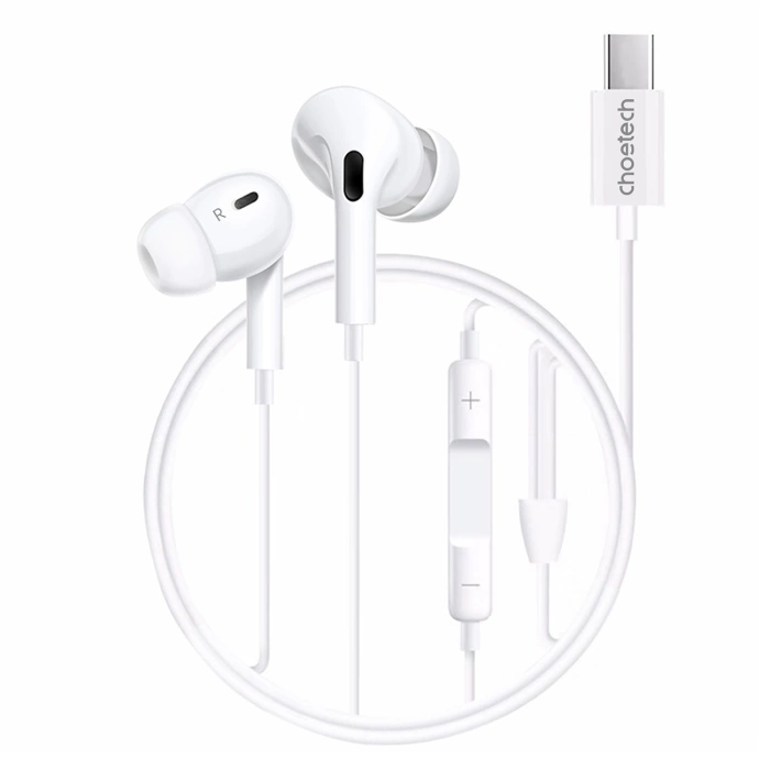 Choetech OC-A011 USB-C In-Ear-Kopfhörer 1,2 m – Weiß