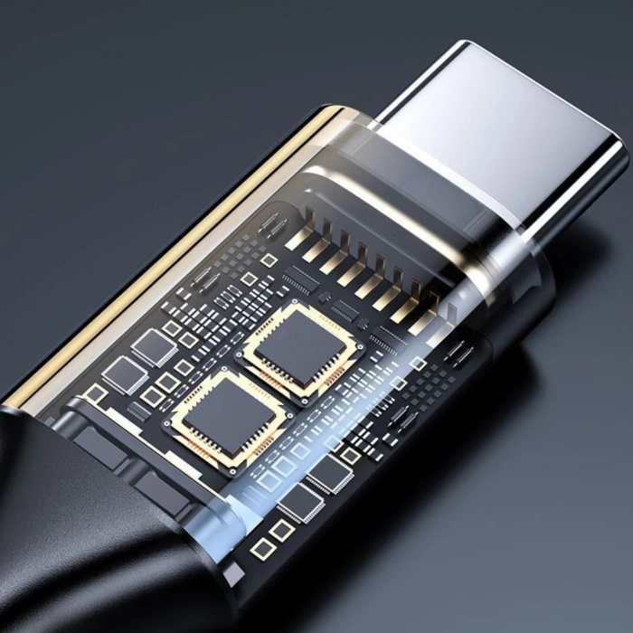 Adapter Wozinsky WACM-01 USB-C - mini jack 3,5mm - czarny