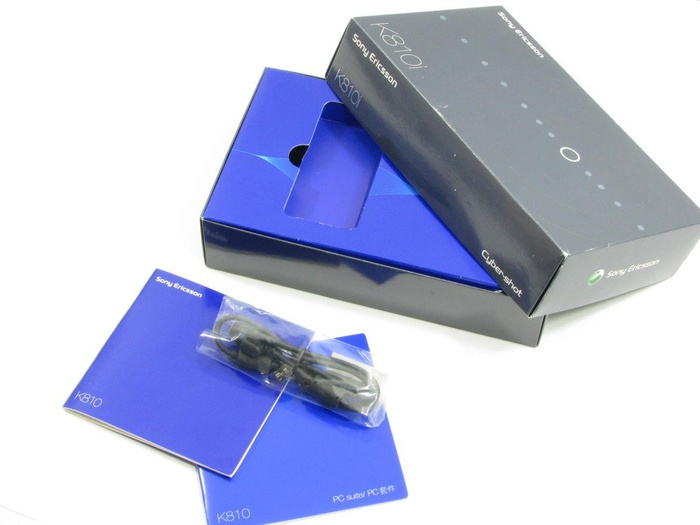 Box SONY ERICSSON K810i CD Kabel Handbuch Treiber Grau