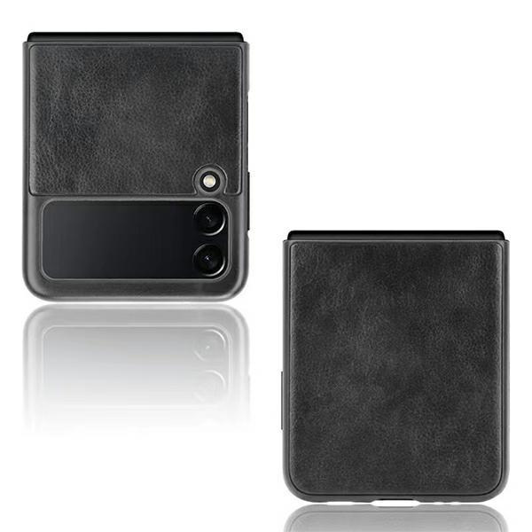 Beline Etui Leather Case Samsung Z Flip4 czarny/black