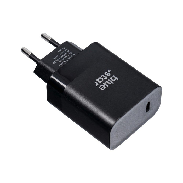 Ładowarka sieciowa do telefonu Blue Star USB C QC4.0 PD 3A 45W TFB-TC-45W czarna